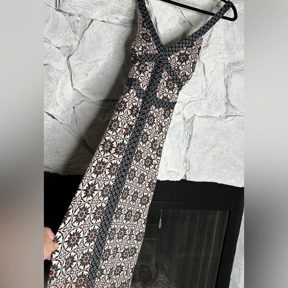 INC. International Concepts | Vintage 90’s Criss Cross Back Maxi Dress, Size L
